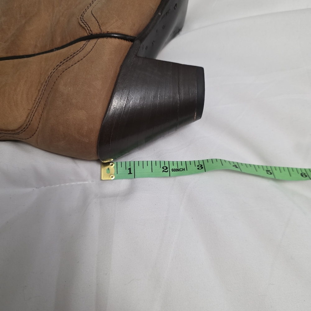 J.B. Dillon Snip Toe Embroidered Western Handcrafted Soft Leather Cowgirl Boots - Picture 14 of 14